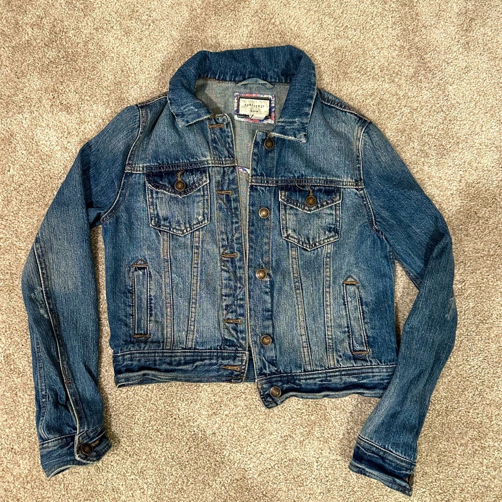 Forever 21 Women’s Denim Jacket, Size small